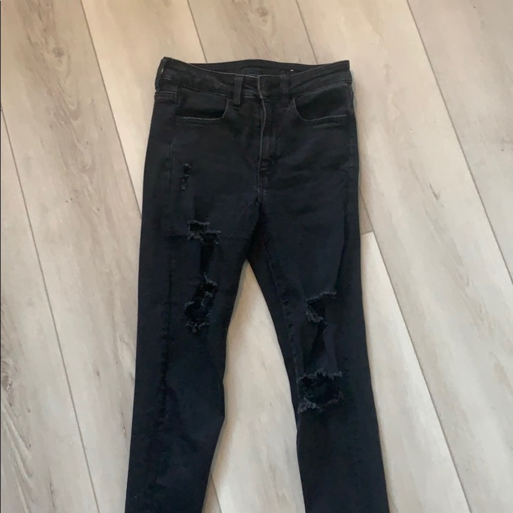 American Eagle Next Level Fit Black Jeans
